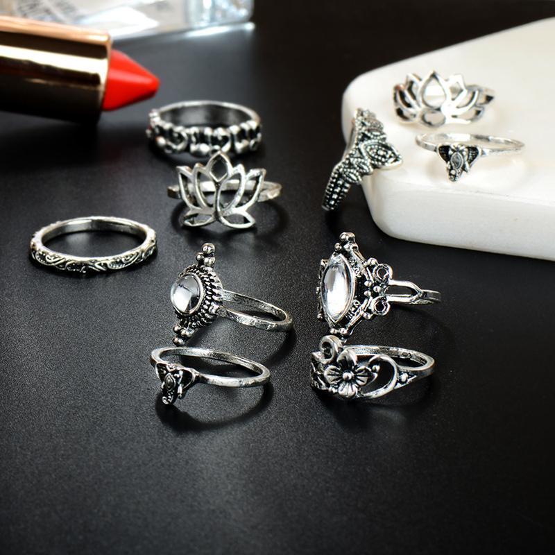 loomrack Vintage Bohemian Ring Sets Rings