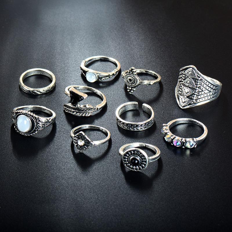 loomrack Vintage Bohemian Ring Sets Rings