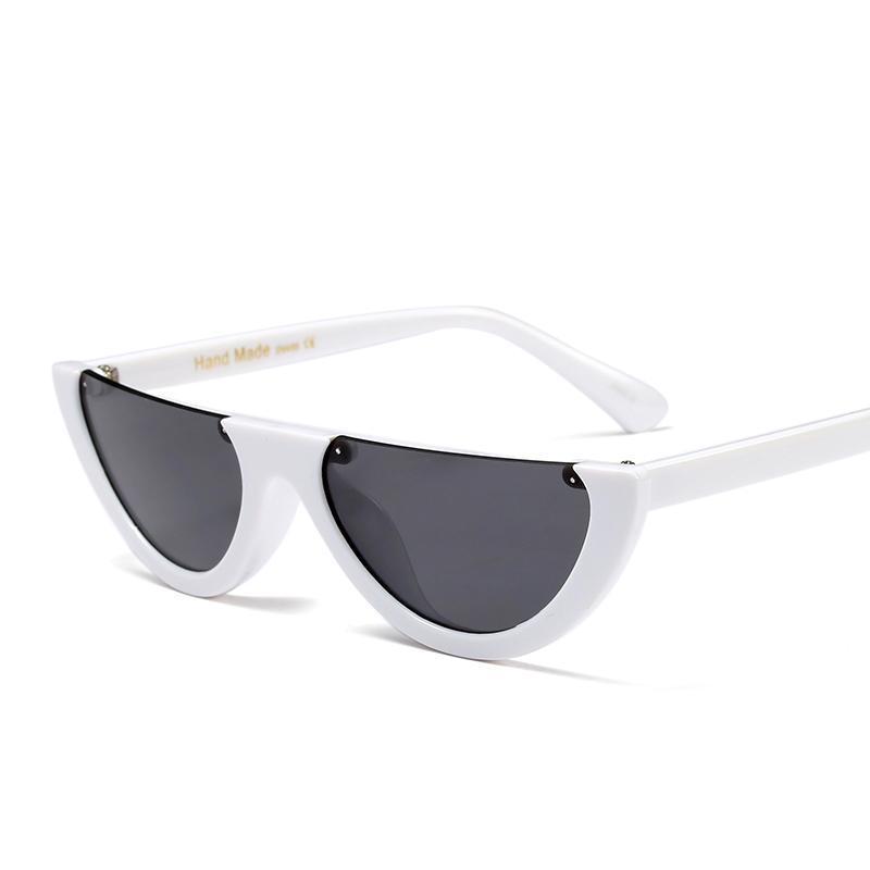 loomrack Vintage Half Frame Small Sunglasses Sunglasses