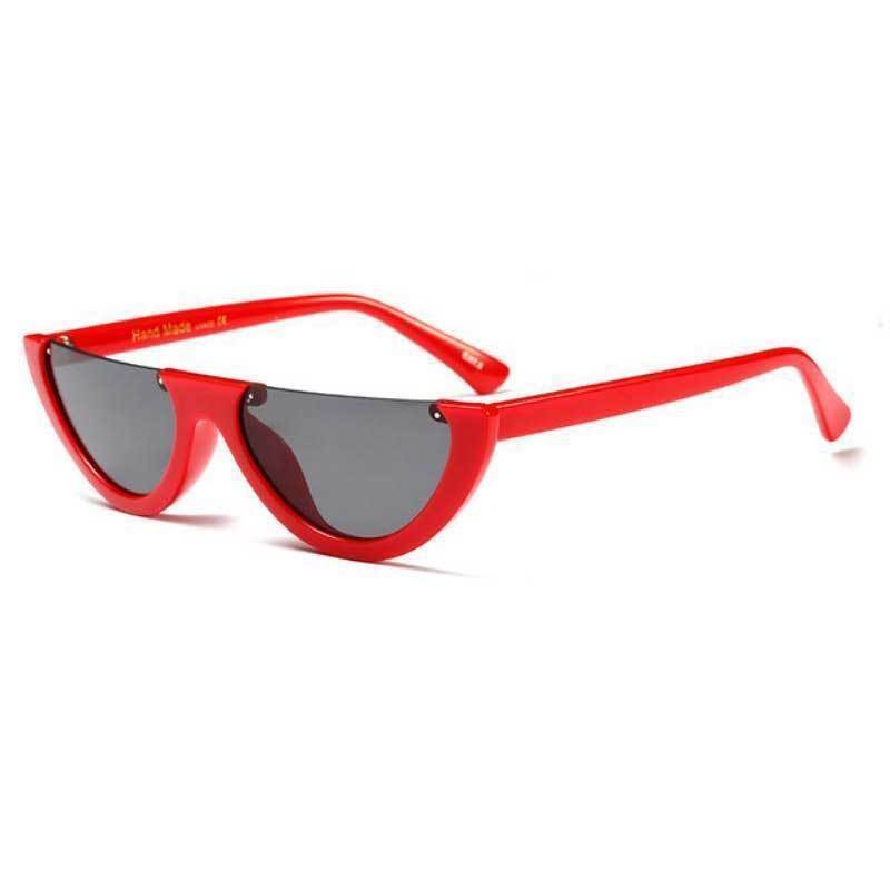 loomrack Vintage Half Frame Small Sunglasses Sunglasses red