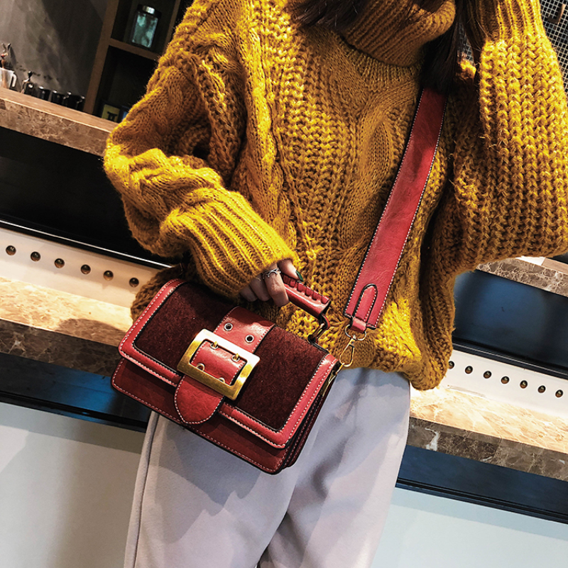 loomrack Vintage Leopard Crossbody Flap Bag with Top Handle Cross Body Bags