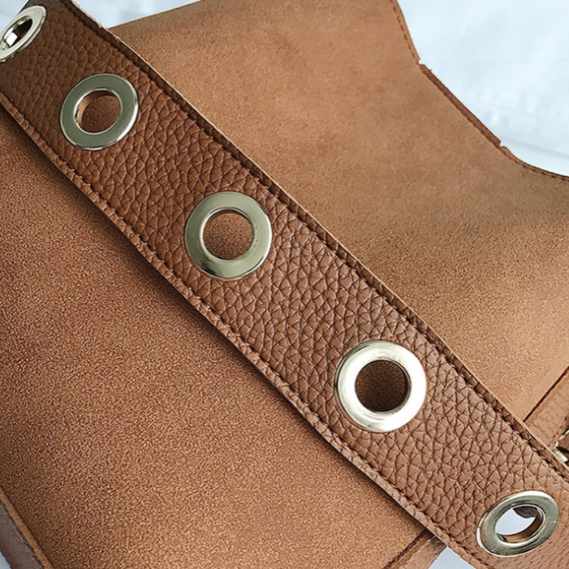 loomrack Vintage Tassel Adorned Bucket Crossbody Messenger Bag Shoulder Bags