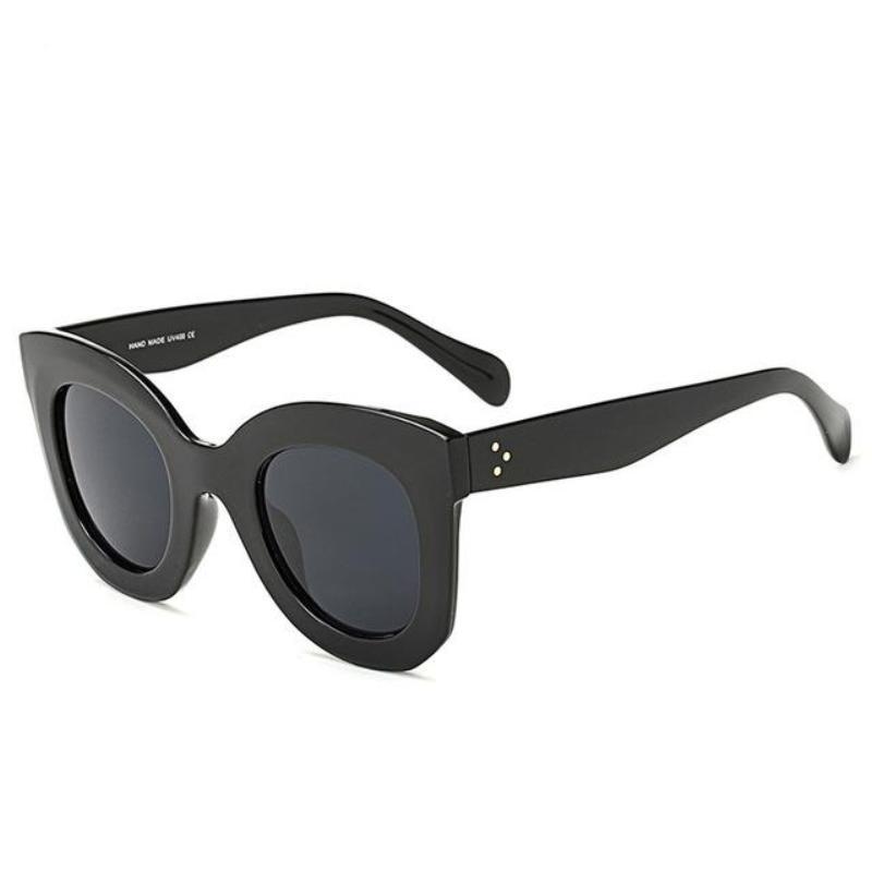 loomrack Vintage Thick Cat Eye Glasses Sunglasses Black