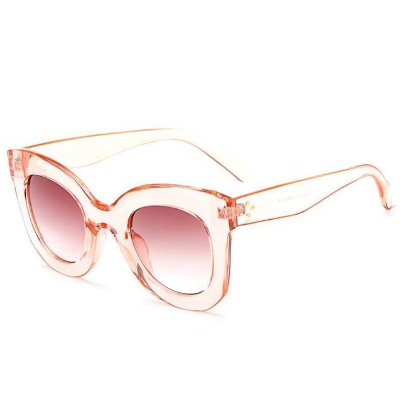 loomrack Vintage Thick Cat Eye Glasses Sunglasses Pink