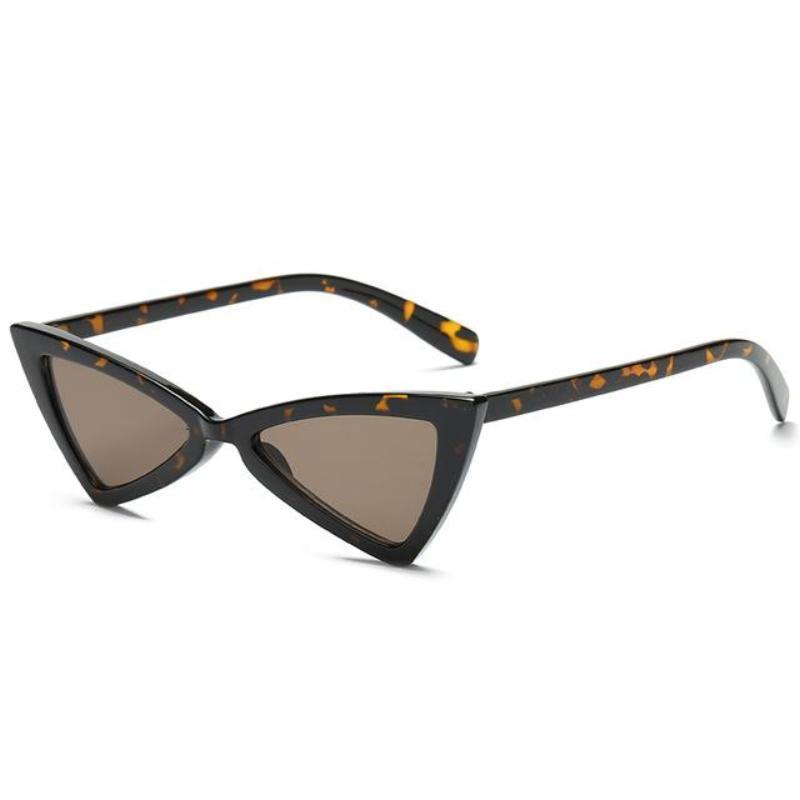 loomrack Vintage Triangle Retro Sunglasses Sunglasses Leopard