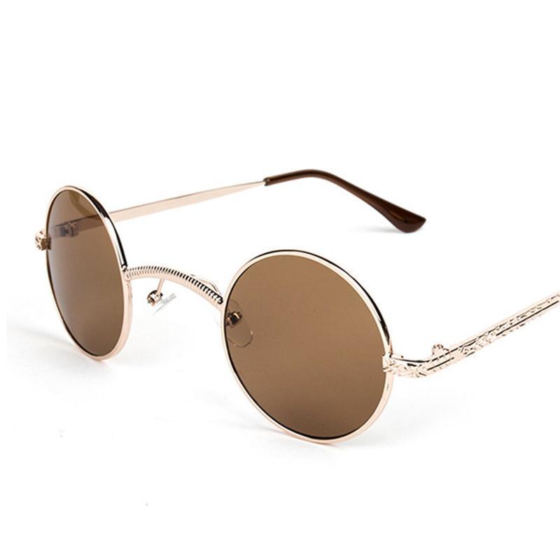 loomrack Vintage Ultra-Micro Round Frame Sunglasses Sunglasses