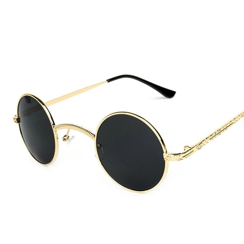 loomrack Vintage Ultra-Micro Round Frame Sunglasses Sunglasses