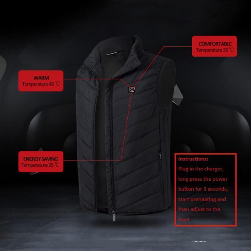 loomrack Waterproof Lightweight Heated Vest Sports Jackets