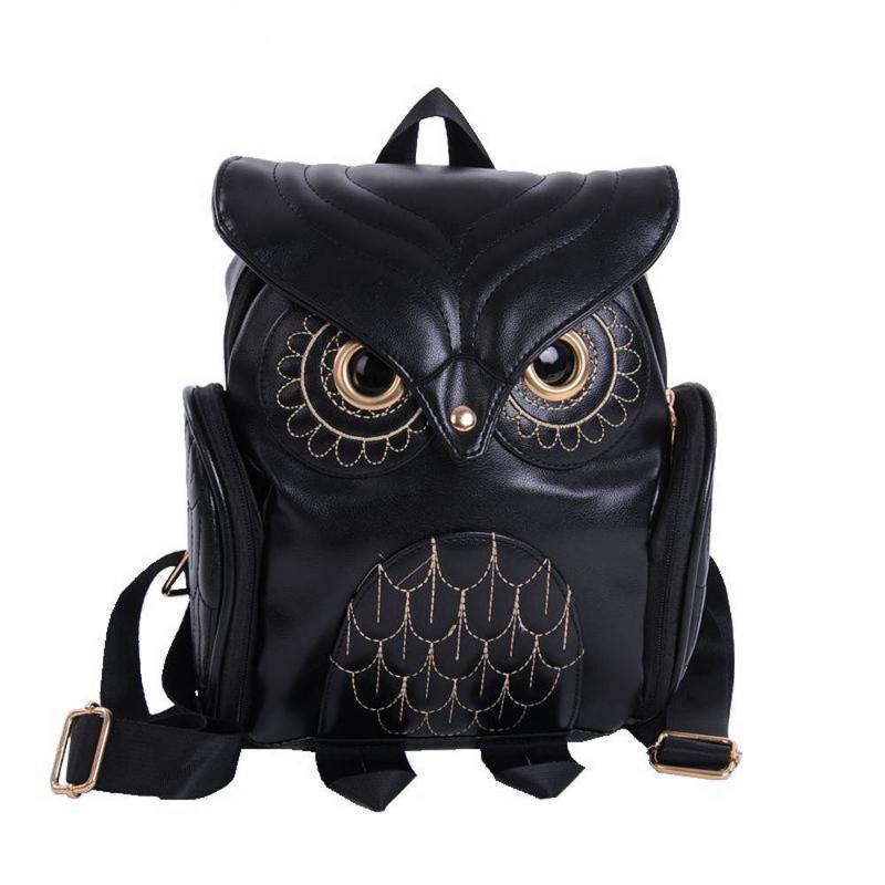 loomrack Whimsy Owl Embossed School Bag Backpacks