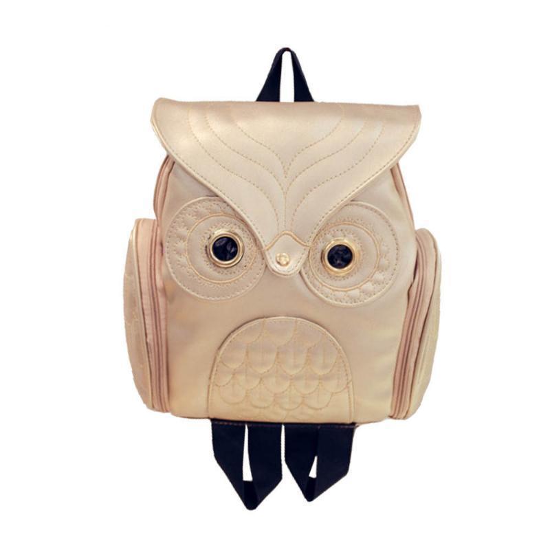 loomrack Whimsy Owl Embossed School Bag Backpacks