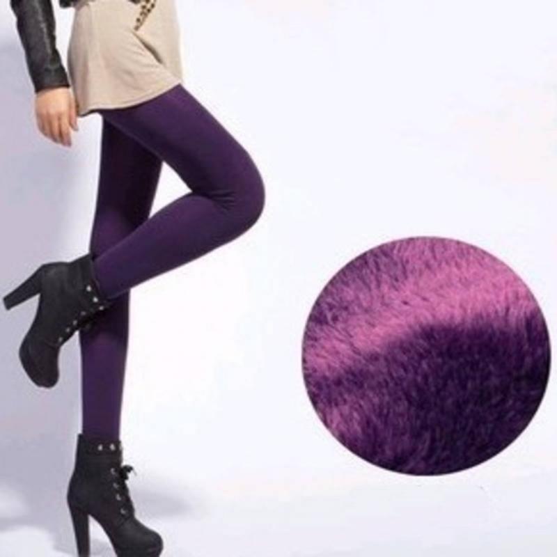 loomrack Wintrex™ - Super Elastic Faux Velvet Winter Leggings Leggings