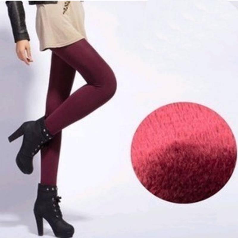 loomrack Wintrex™ - Super Elastic Faux Velvet Winter Leggings Leggings