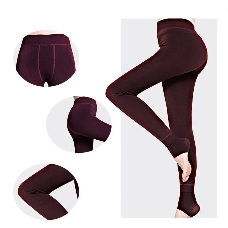 loomrack Wintrex™ - Super Elastic Faux Velvet Winter Leggings Leggings