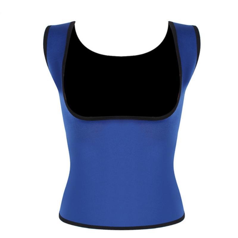 loomrack Women's Slimming Fat Burning Body Shaper Tops Blue / S