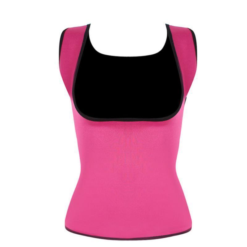 loomrack Women's Slimming Fat Burning Body Shaper Tops Pink / S