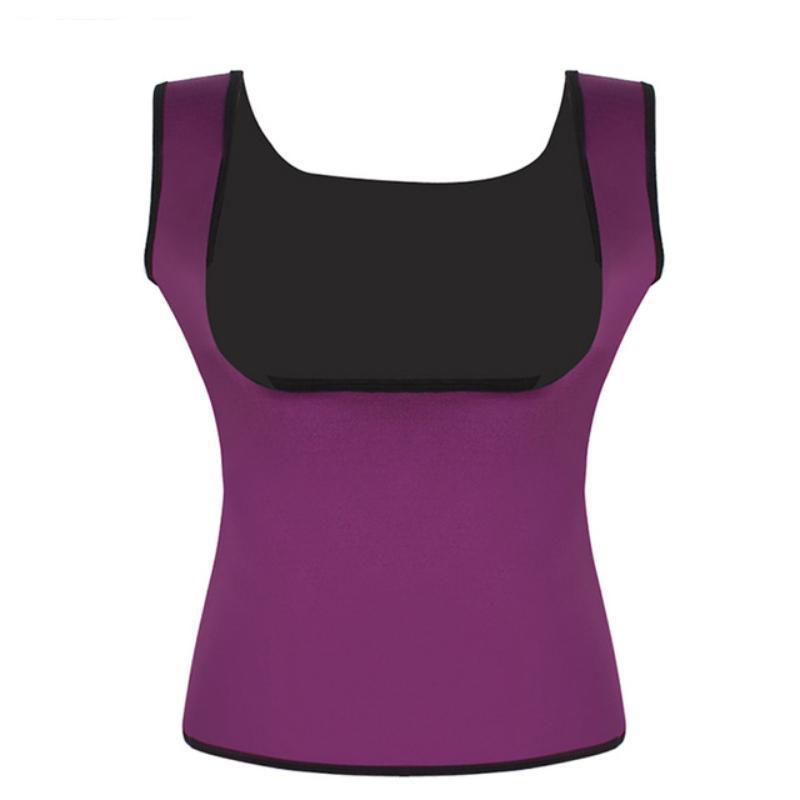 loomrack Women's Slimming Fat Burning Body Shaper Tops Purple / S