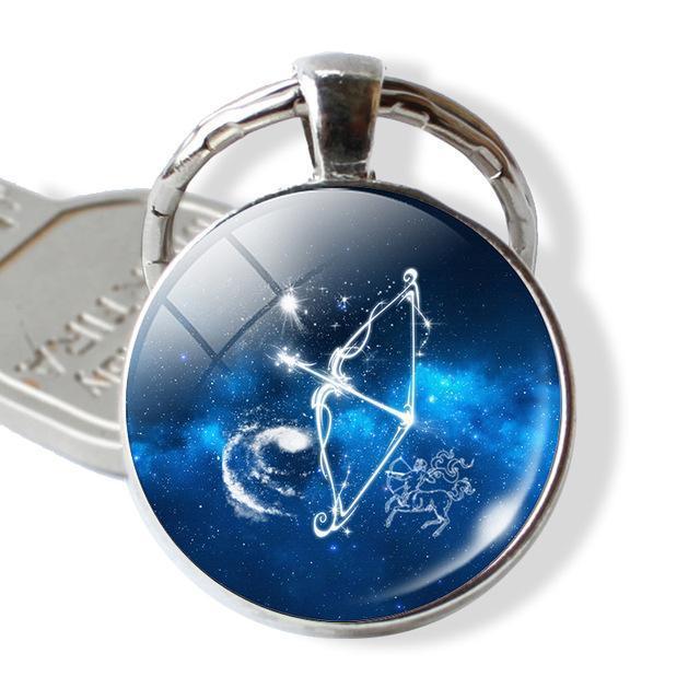 loomrack Zodiac Sign Keyrings Key Chains Sagittarius