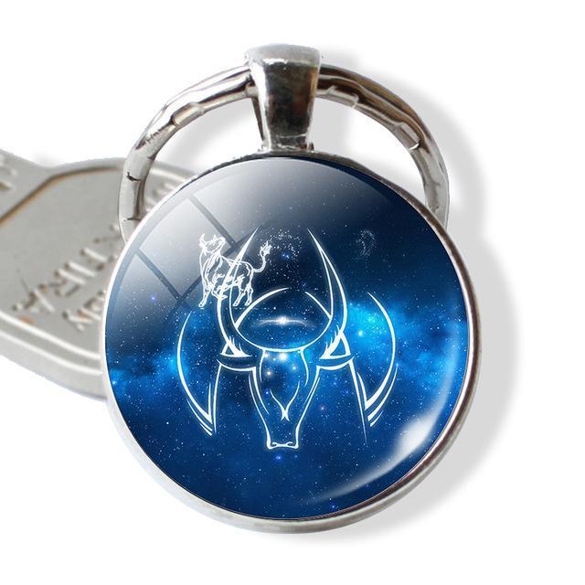 loomrack Zodiac Sign Keyrings Key Chains Taurus