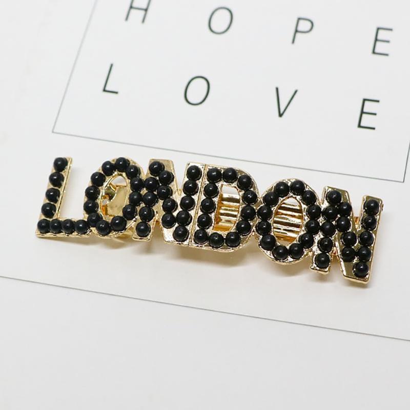 Metropolis Hair Clip Barrettes Hair Accessories 7.London-BL