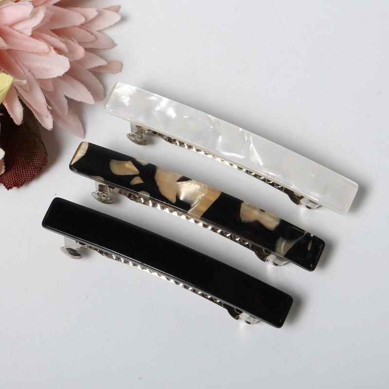 Minimalistic Acrylic Hair Clip Barrettes HairClips A Color