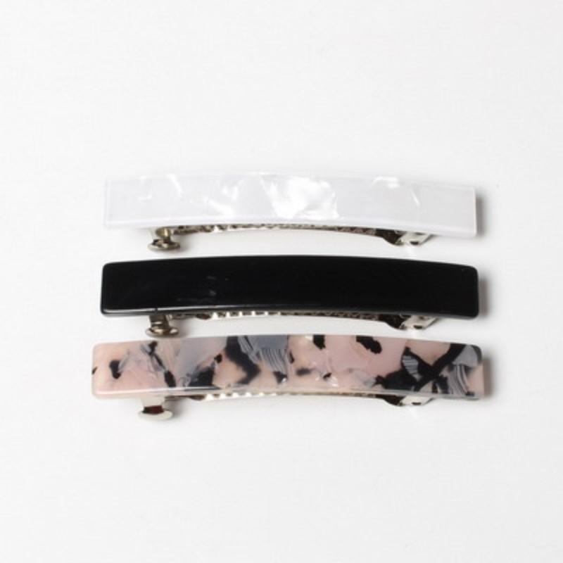 Minimalistic Acrylic Hair Clip Barrettes HairClips A Color