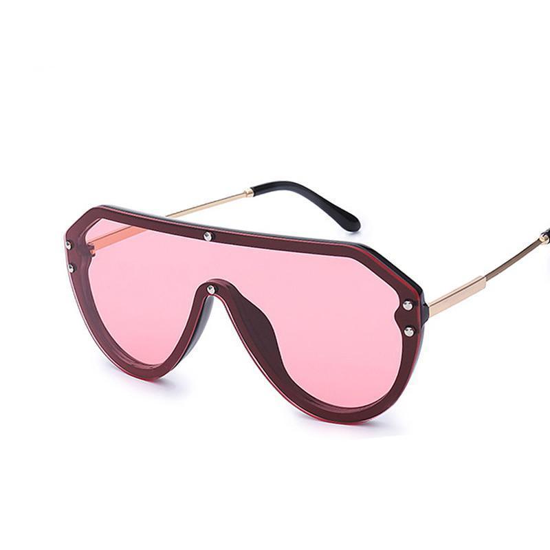 Oversized Mirrored Sunglasses Sunglasses C1