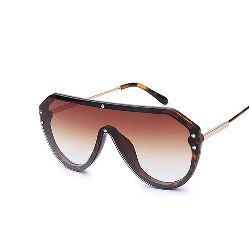 Oversized Mirrored Sunglasses Sunglasses C1