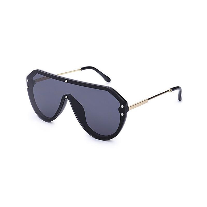 Oversized Mirrored Sunglasses Sunglasses C1