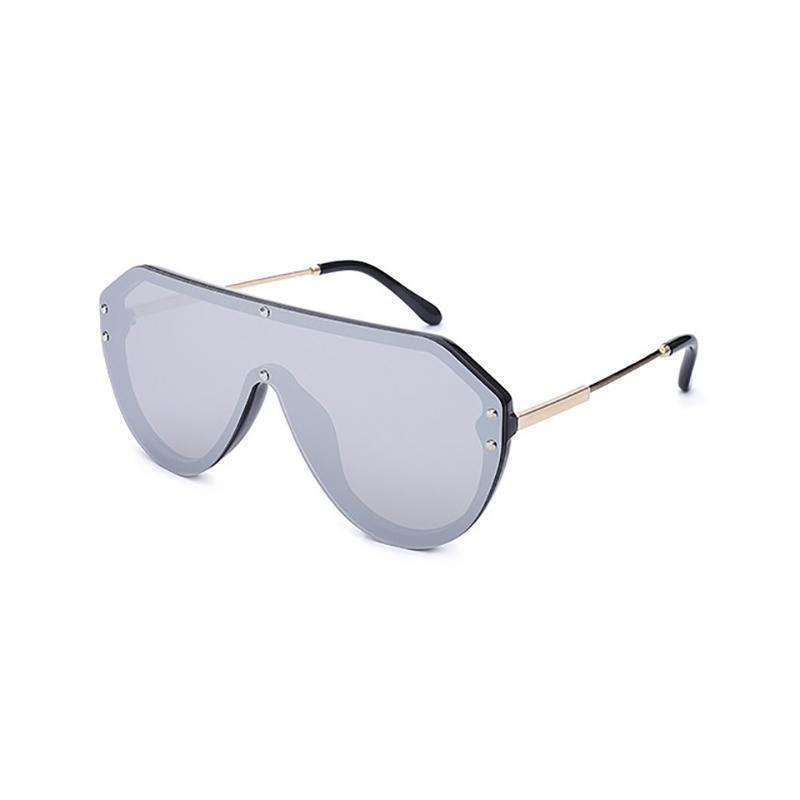 Oversized Mirrored Sunglasses Sunglasses C1