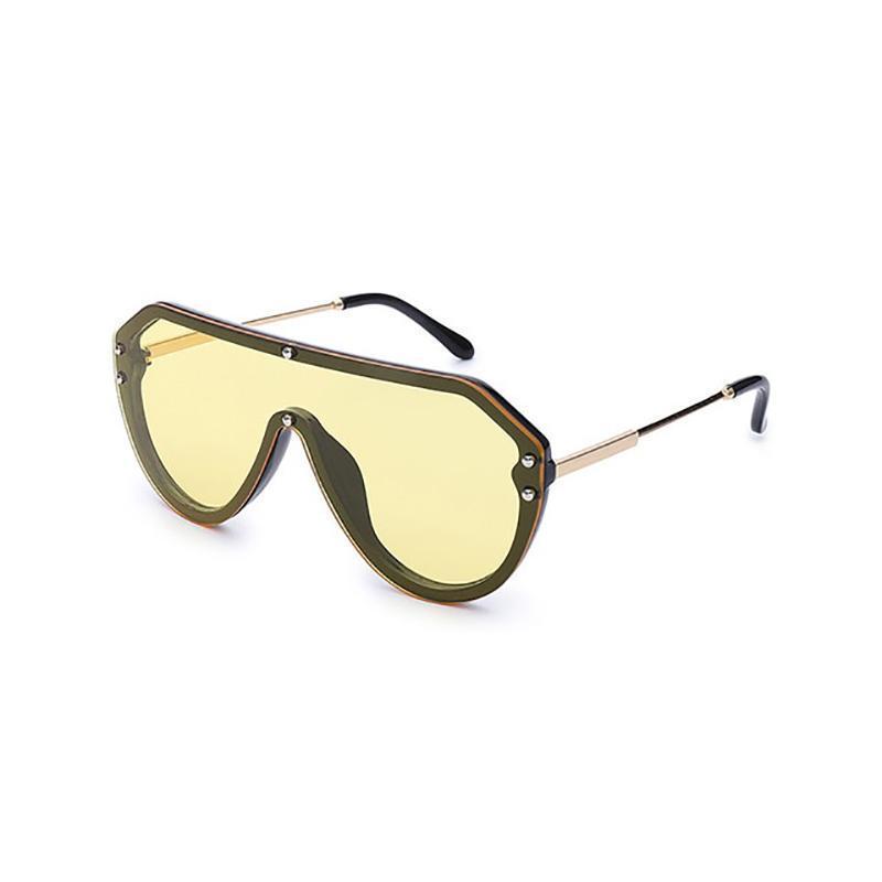 Oversized Mirrored Sunglasses Sunglasses C1