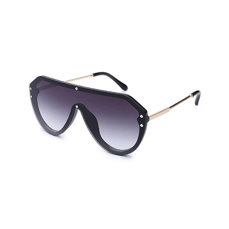 Oversized Mirrored Sunglasses Sunglasses C1