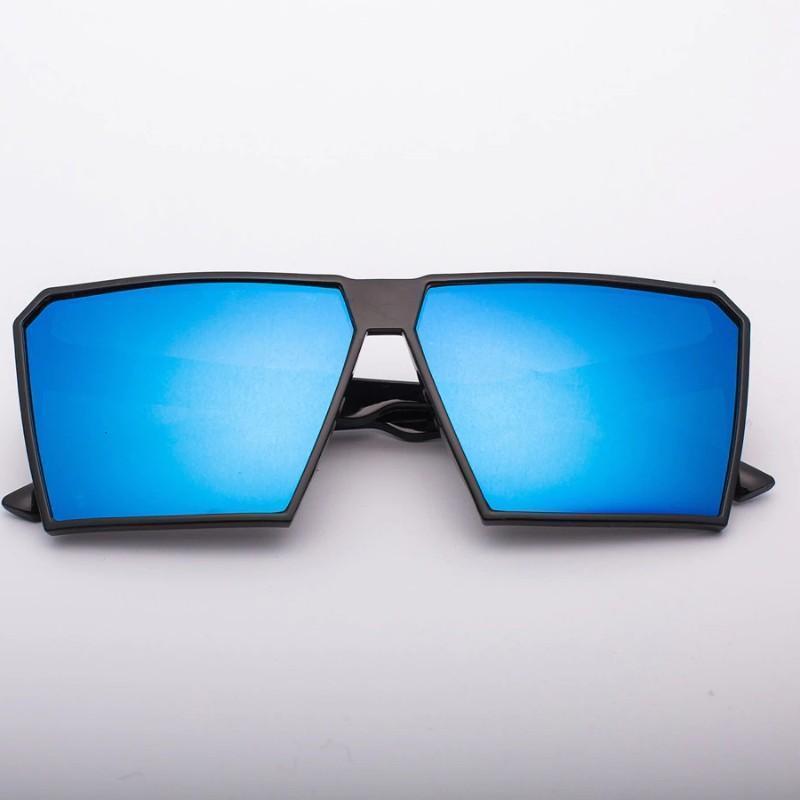 Oversized Reflective Square Sunglasses Sunglasses C1