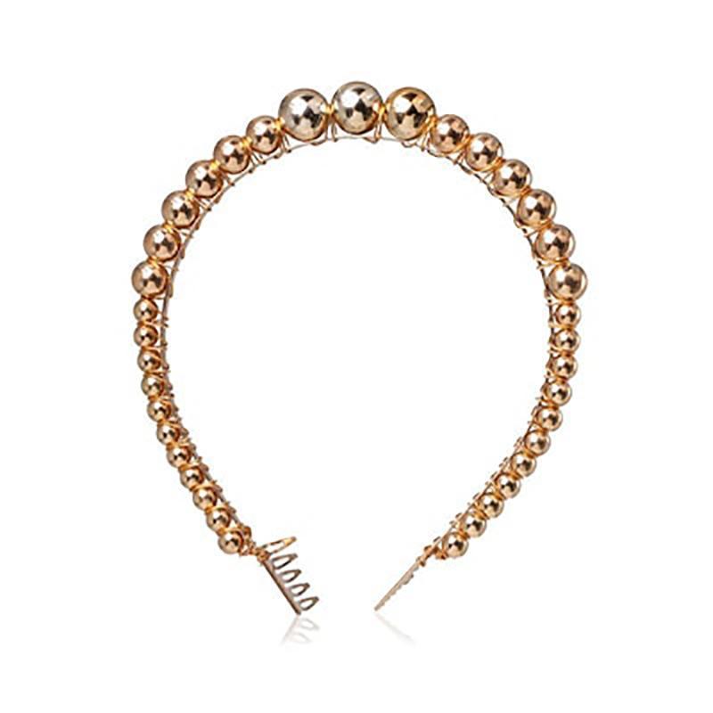 Pearl Beaded Headbands Headbands 90007-GD