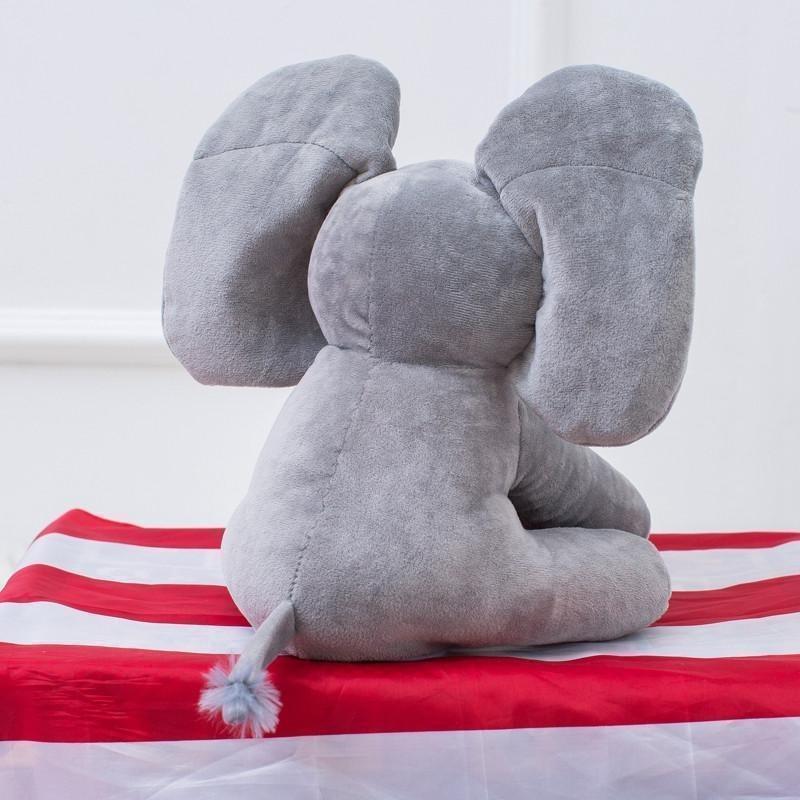 Peek A Boo Elephant Plush Doll Baby Accessories Gray