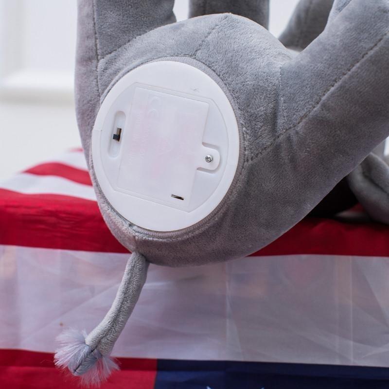 Peek A Boo Elephant Plush Doll Baby Accessories Gray