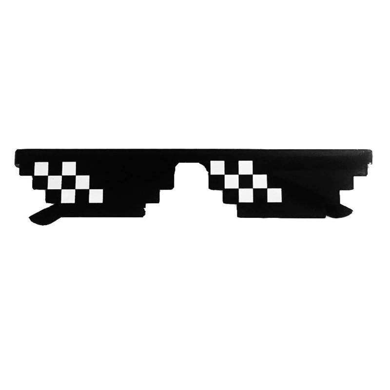 Pixelated Tile Small Lens Night Life Festival Sunglasses Sunglasses C1