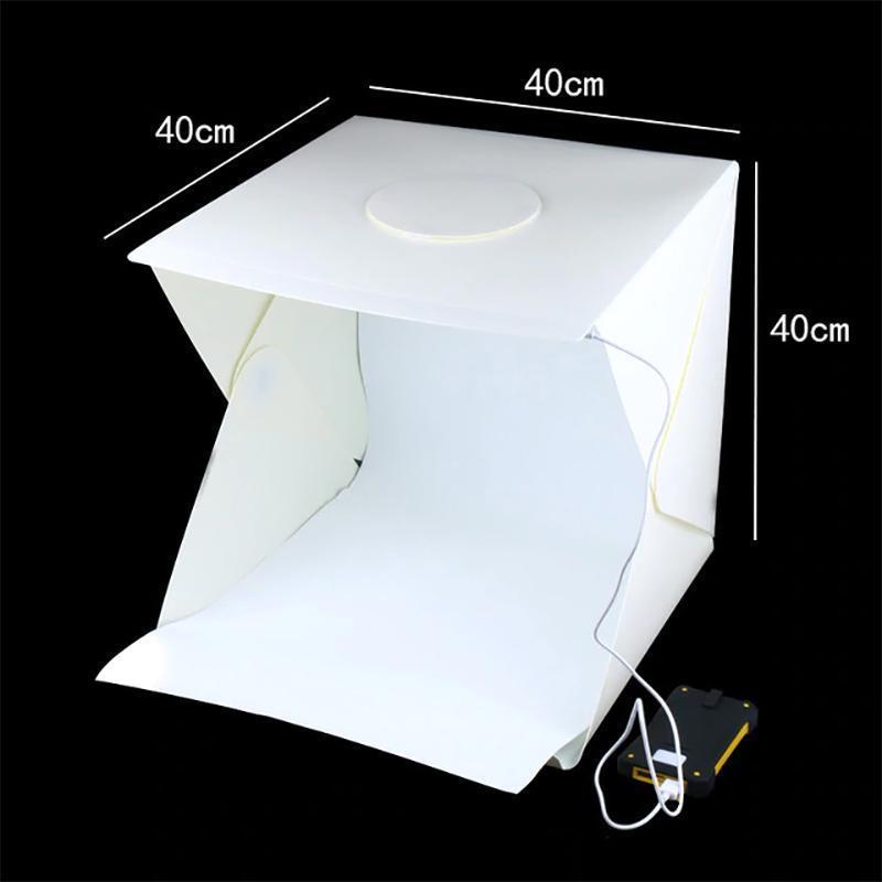 Portable LED Studio Lightbox Lights Large (40 x 40 x 40cm)