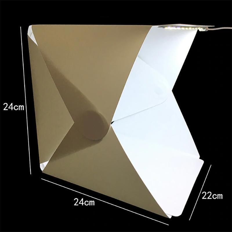 Portable LED Studio Lightbox Lights Small (24 x 24 x 24cm)