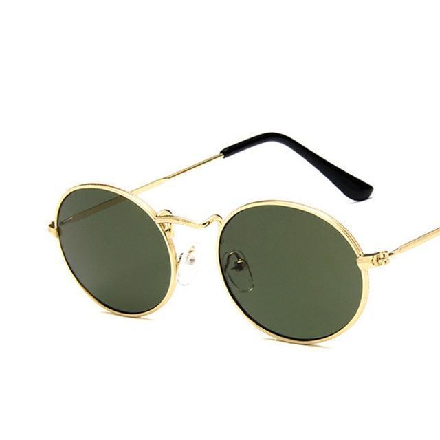 Retro Hipster Oval Sunglasses Sunglasses C2