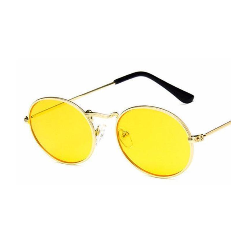 Retro Hipster Oval Sunglasses Sunglasses C5