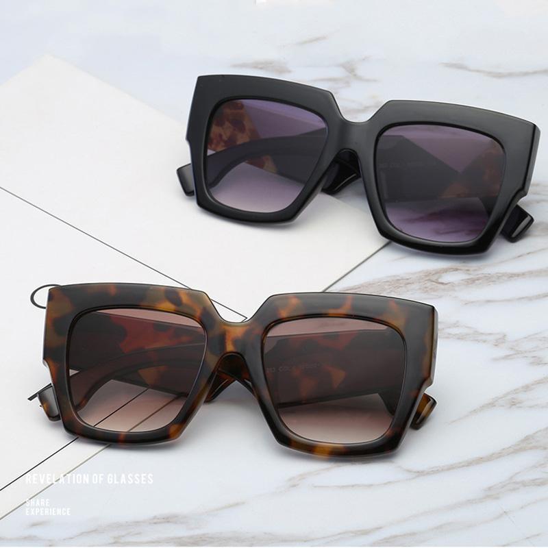 Retro Oversized Bold Frame Sunglasses Sunglasses 1