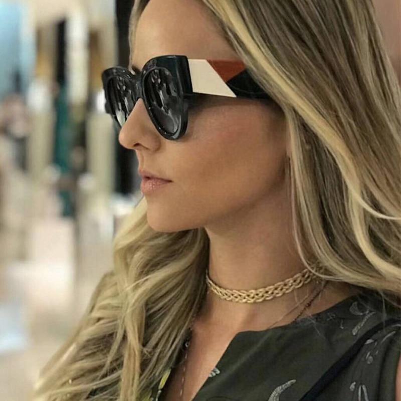 Retro Oversized Bold Frame Sunglasses Sunglasses 1