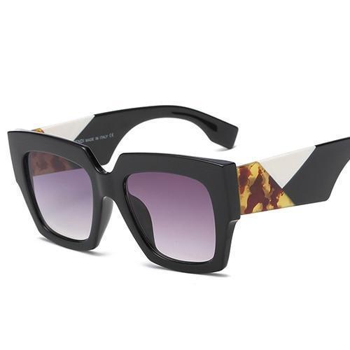 Retro Oversized Bold Frame Sunglasses Sunglasses 1