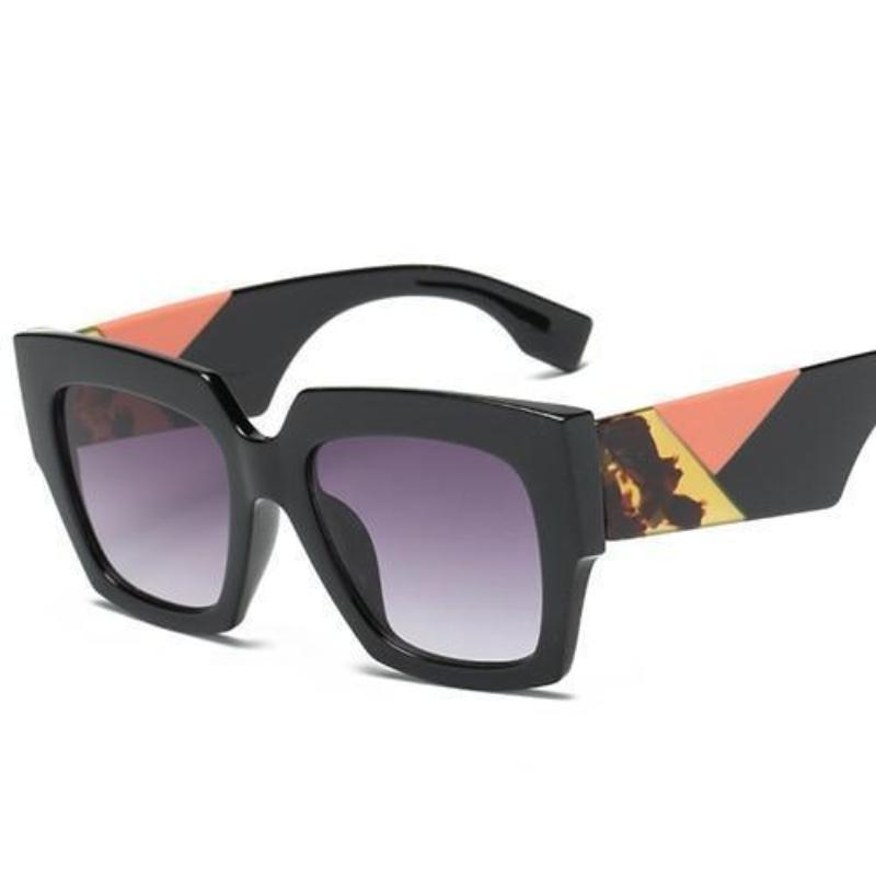 Retro Oversized Bold Frame Sunglasses Sunglasses 6