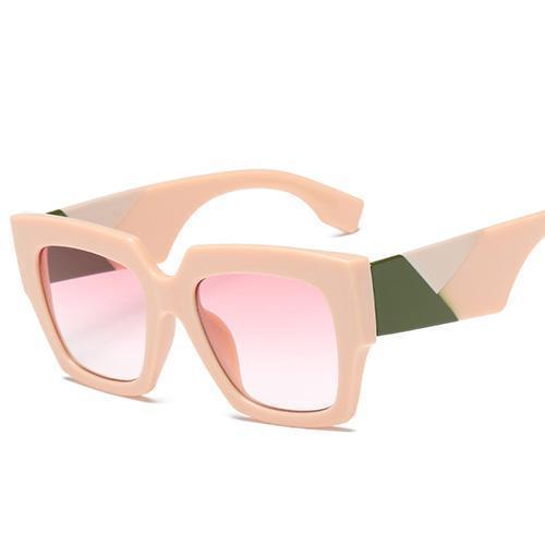 Retro Oversized Bold Frame Sunglasses Sunglasses 7