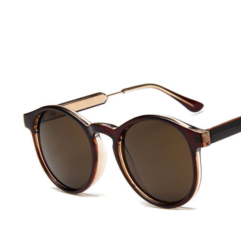 Retro Transparent Round Sunglasses Sunglasses 1