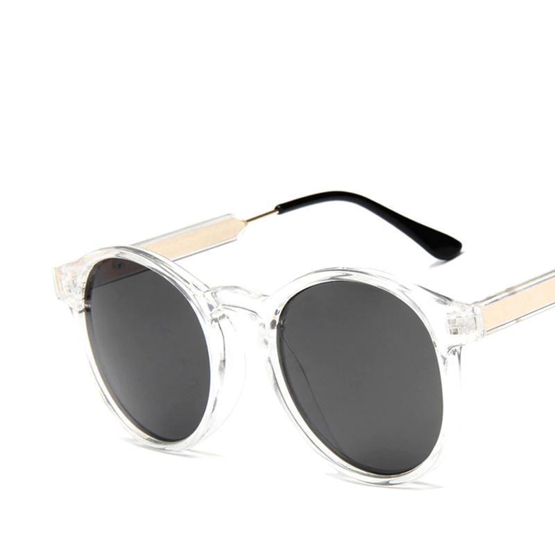 Retro Transparent Round Sunglasses Sunglasses 1