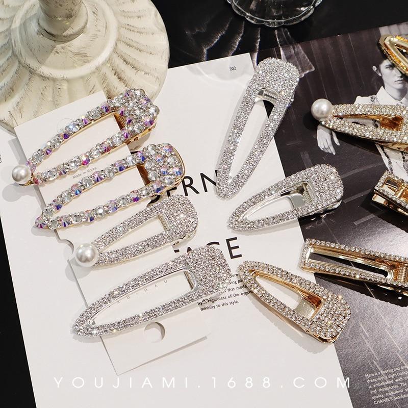 Rhinestone Hair Clip Barrettes Hair Accessories 1