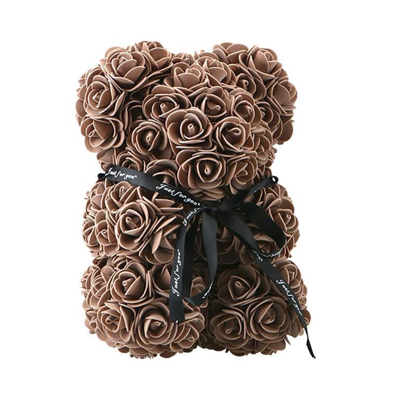 Rose Teddy Bear Home Accessories Brown