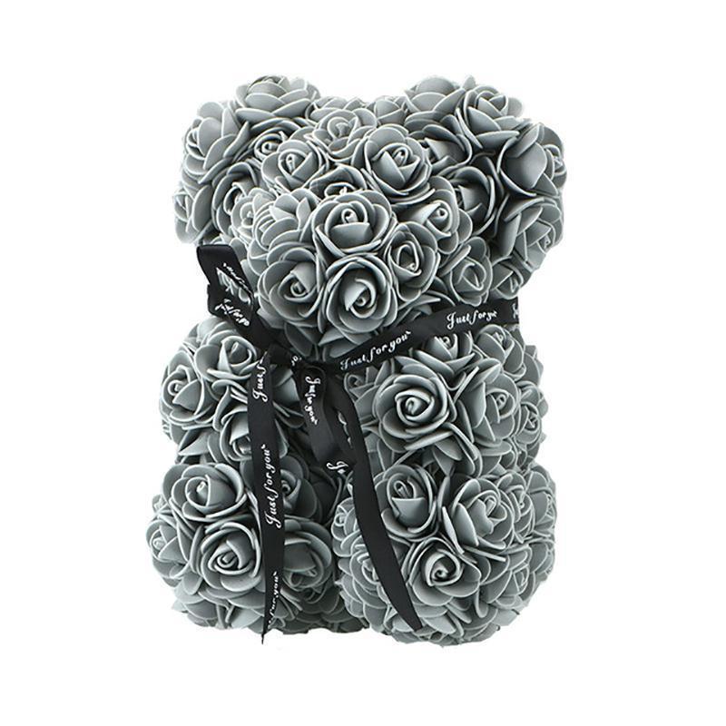 Rose Teddy Bear Home Accessories Grey